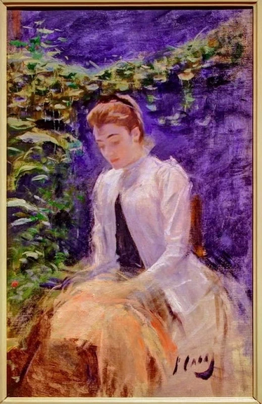 Ramon Casas - La dama bianca, Museu Cau Ferrat, Barcellona
